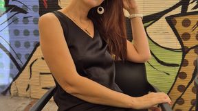 Tall seductive business woman