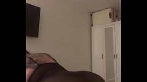 Maddison black twerks her big round white ass teasing