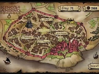 Game of Thrones parody game ep 14 Princess Sansa Stark Breastfeeding in Public