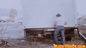 Vintage stud opens up for an intense anal pounding with cumshot and fetish fun bigcock bareback gaysex hardcore blowjob
