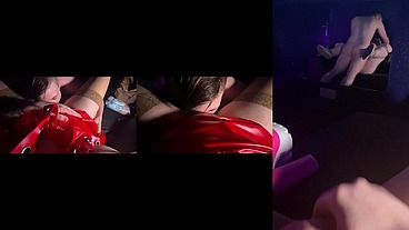 My bestie and I share a cock in a Porncinema