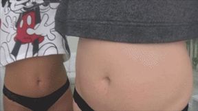 We showing sexy belly for you Ja