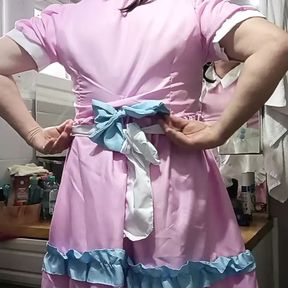 Patty crossdresser pink dress