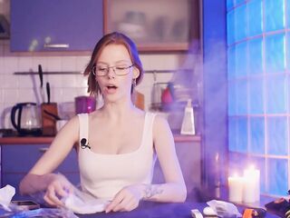 Trying On White And Ebony Underclothing / Unpacking Gifts From The Past