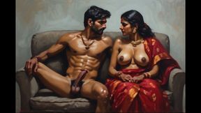Bhabhi cheating caught by her husband in hotel bathroom hot bhabhi getting her pussy fucked harder as her husband watches it