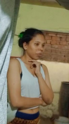 Slapping on Her Ass so Hardly and Make Her to Take Blowjob