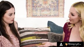 MOMMY'S GIRL - You Shouldn't Have To Rely On Men! Pretty Maddy May Learns Masturbation From Stepmom