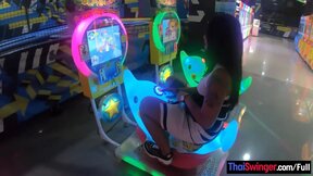 ”Thai Amateur Teen Girlfriend Plays With A Vibrator Toy After A Day Of Fun”