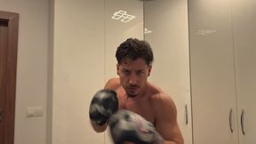 POV Boxing: Fighting Champ Noah for the right to make him cum