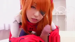 Asuka Evangelion Tempts You With Her Sultry Anime Cosplay Fantasy