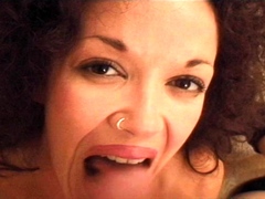 Big ass chubby blonde milf loves sucking big cock