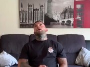 Straight Firefighter with big uncut cock