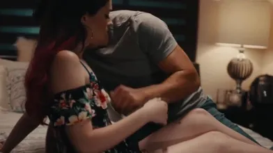 A Cute Shemale Lets Her Stepbro Bang Her Ass In His Room