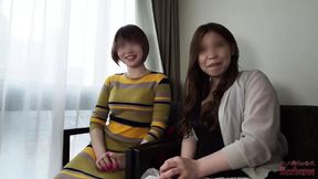 Two wives explore lesbian fun that leads to a passionate trio