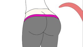 Female Possession - Worm In-Pants Animation 1