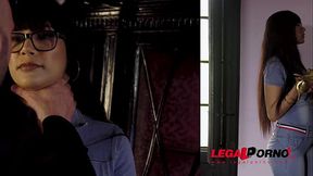 Submissive BDSM slut Mia Marin gagged &amp_ fucked by dominant stud'_s big cock GP424