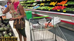 Str8rich Fucking Me After Meeting in the Store Ebony Slut