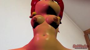 Cowgirl riding cock - Dexter's lab stepmom