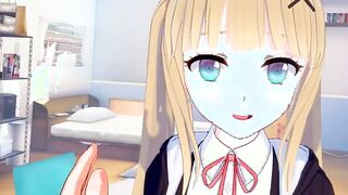 [Eroge Koikatsu! VR version] Adorable and gentle blonde long tits