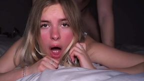 Submissive school babe loves rough sex