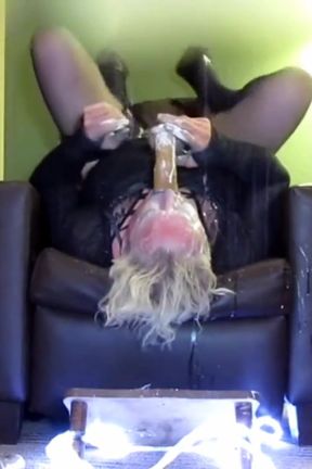 Slopp sloppy dildo throat