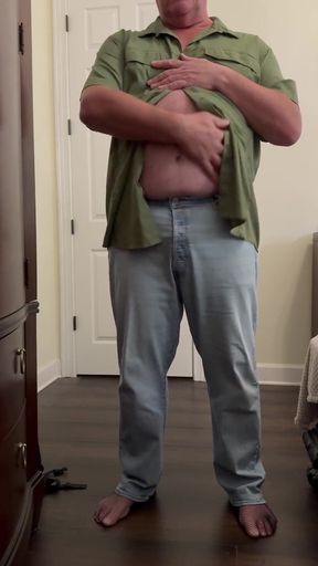 Doing a Little Striptease