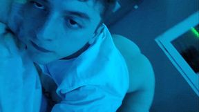 cute boy shows his nice gay ass