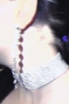 Purple glittery kissing &amp; lip smelling
