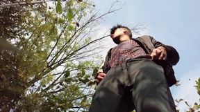 Risky Masturbation Ends in Cum Rain