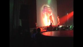 first porn performance of david el moreno y jenny one in a nightclub (wonder nightclub in lleida)