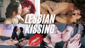 Best of Lesbian Kissing: Making Out with Tula Vida, Mushroom Sofi, Morea Black, Mixstress Vida, Josie Boo, Goddess Aurora and Ms Pepper