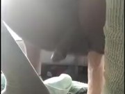 Riding 12inch Dildo til I Squirt Handsfree