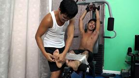 ”Josh's Ticklish Workout”