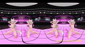 VR180 mmd FuwaMoco nude Dance 3d hololive Hentai