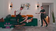 Don't Shout! Husband Catches Step Dad with Step Daughter and Joins In FMM - MrCat & Matthew Meier