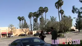 Mature redhead with big tits takes his big cock