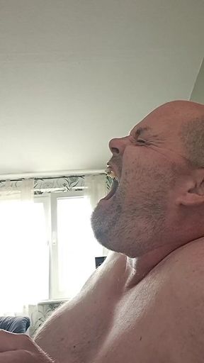 For Further Stretching, the Thick Dildo Still Has to Go Into the Slut Asshole