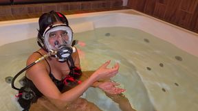 Full Face Mask JOI - UNDERWATER SCUBA JERK OFF INSTRUCTION