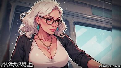 Hot stranger rides you raw on the train with sloppy wet talk