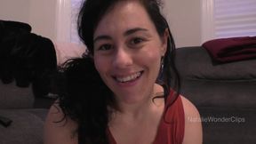 Showing you how to play with your little penis and then shooting your cummies inside of stepmommy