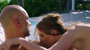 Stunning Brunette Gaped by the Beach