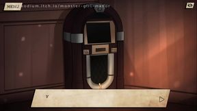 Monster Girl Seduces Guest in Manor for Erotic Anime Fun