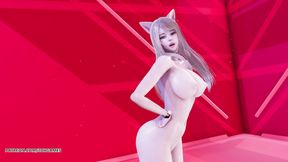 [MMD] Sistar - Alone Ahri sexy nude dance league of legends KDA