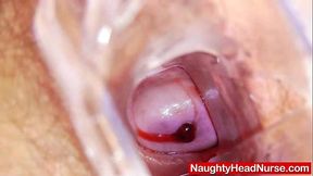 Lada masturbates in addition to a plastic dong in uniforms