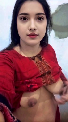 Cute Hot teen girl fucking by finger on video call for his bf horny Girl mms
