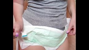 diaper girl pee desperation