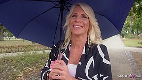 Arousing Stepmommy Tiffany Raw / Bareback Screw / Public Pickup Casting - Tiffany Rousso