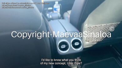 STRANGER CHALLENGE - UBER BLOWJOB - I swallow the cum of 3 strangers