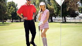”Teen Karla Kush fucks with golf instructor”