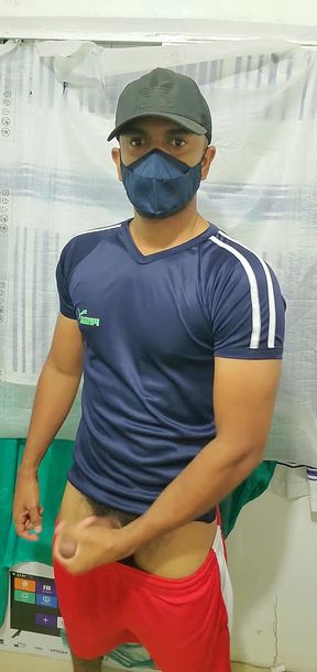 Gay Muscular Indian Masturbates